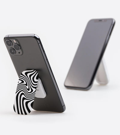Zebra Swirl Phone Grip