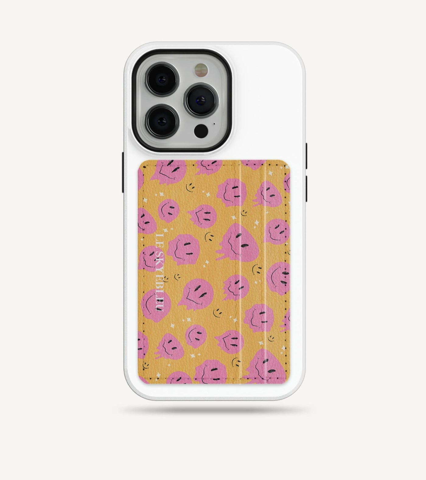 Dripping Smiles - Stick on Phone Wallet