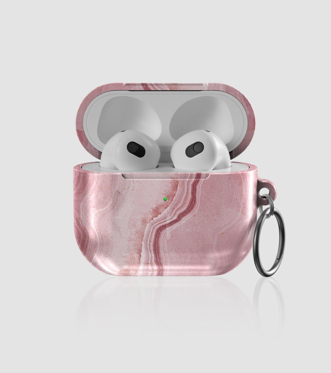 Luxury Pink Marble AirPods Case Stylish Eco-Friendly – LE SKYEBLEU