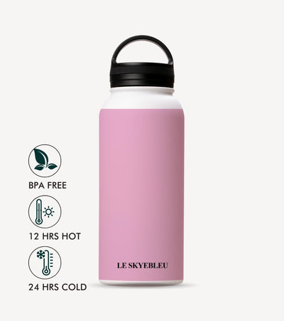 Bubblegum Pink - Steel Water Bottle