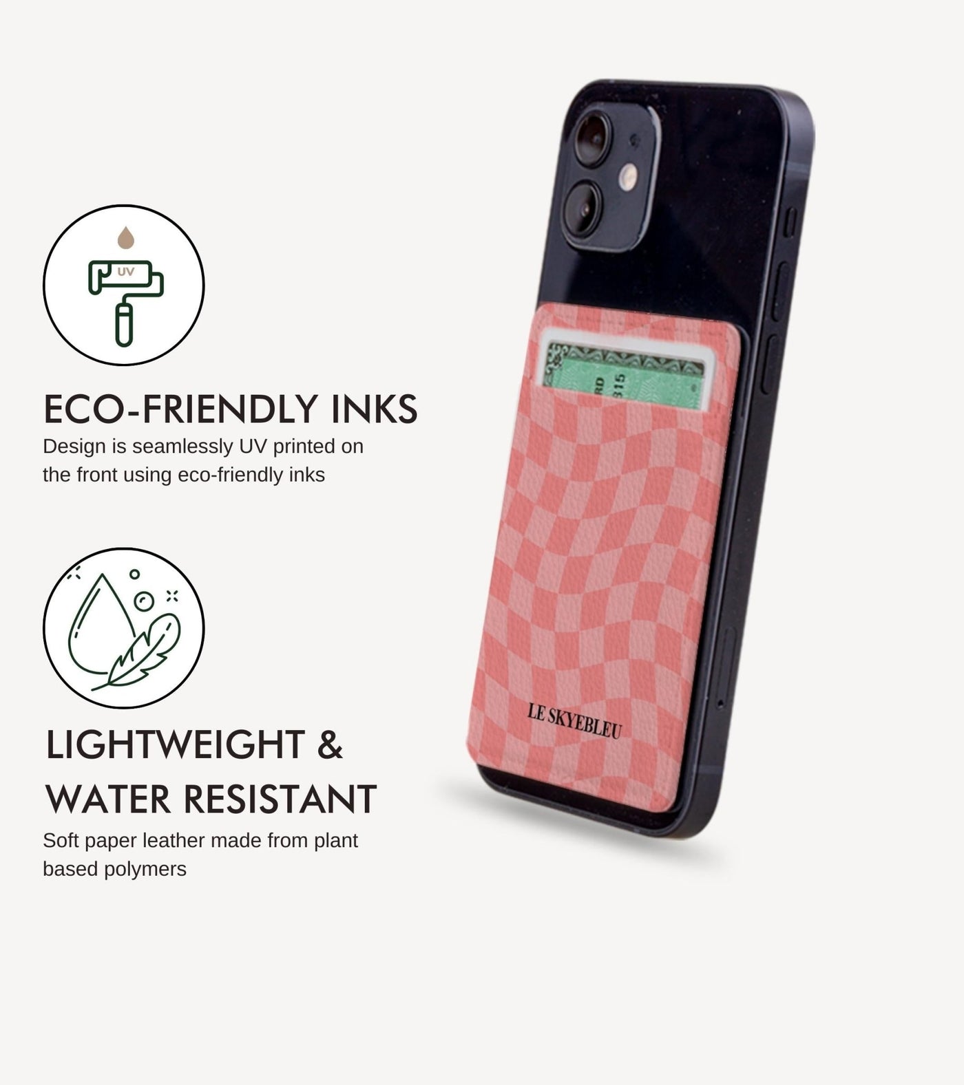 Coral Crush - Stick on Phone Wallet