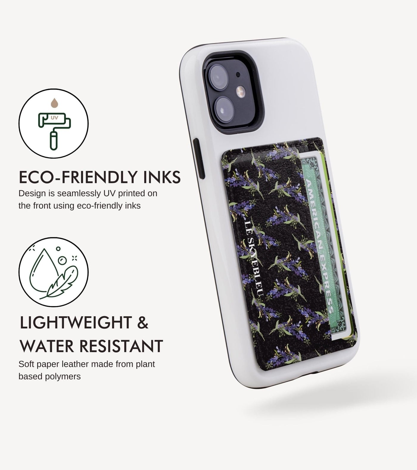 Lavender Lush -Phone Wallet Stick On