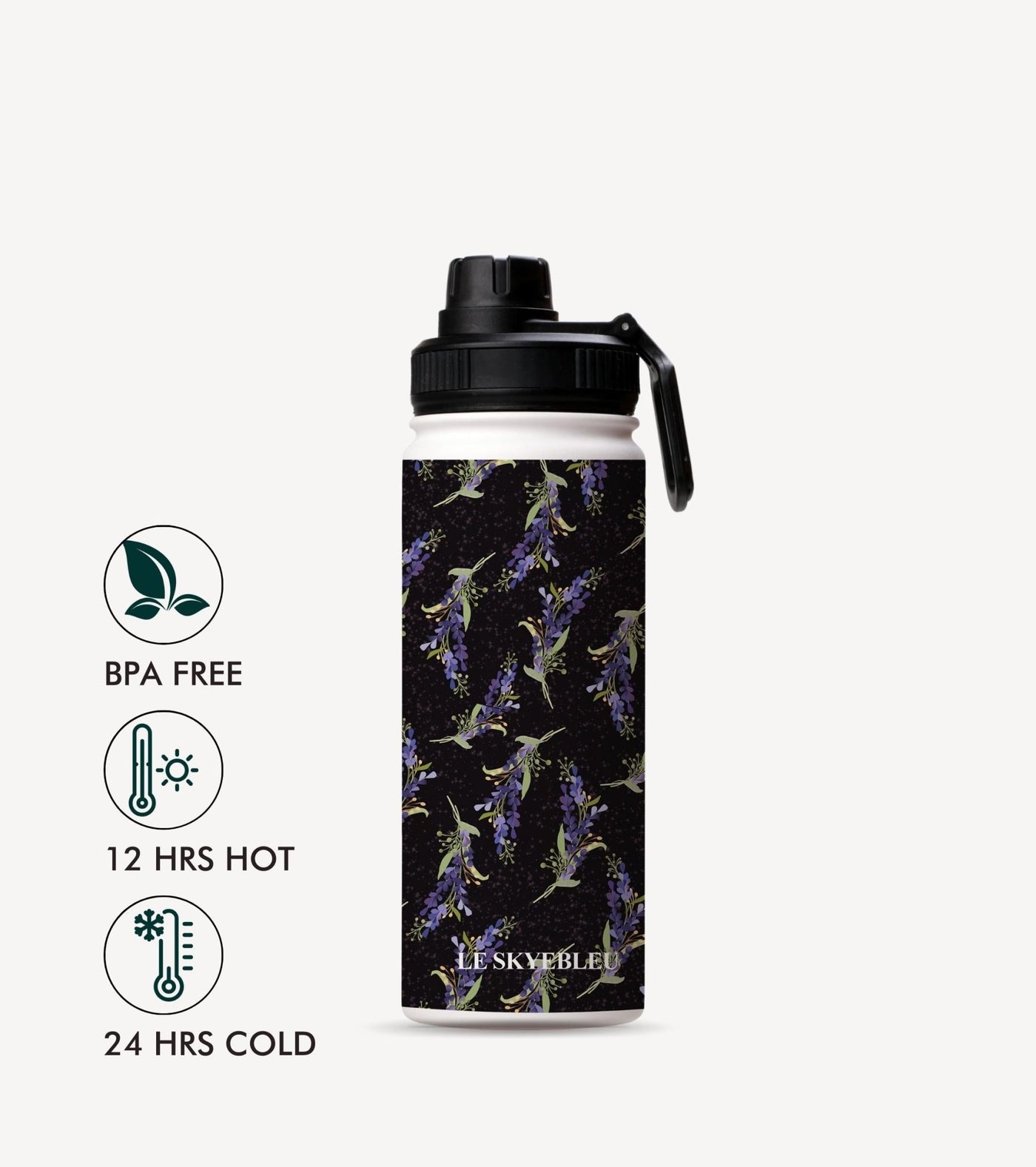 Lavender Lush - Steel Water Bottle