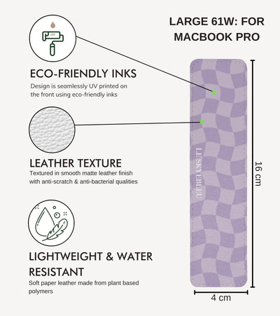 Lilac Waves - MacBook Adapter Skin