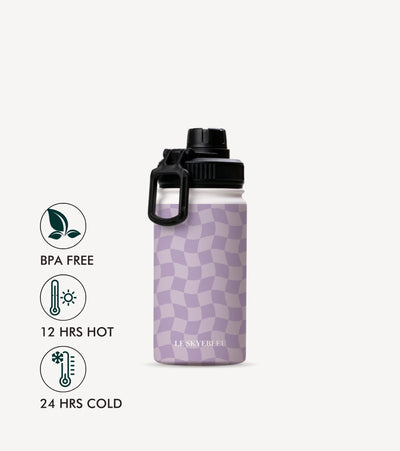 Lilac Waves - Water Bottle