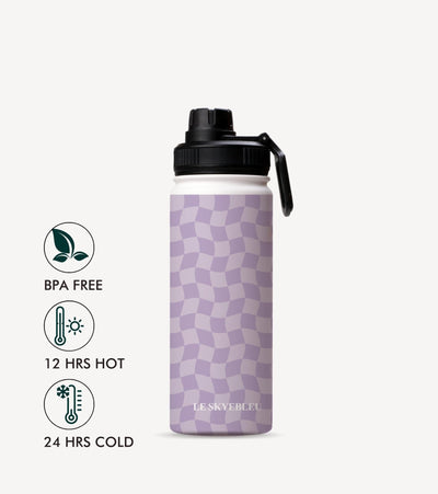 Lilac Waves - Water Bottle
