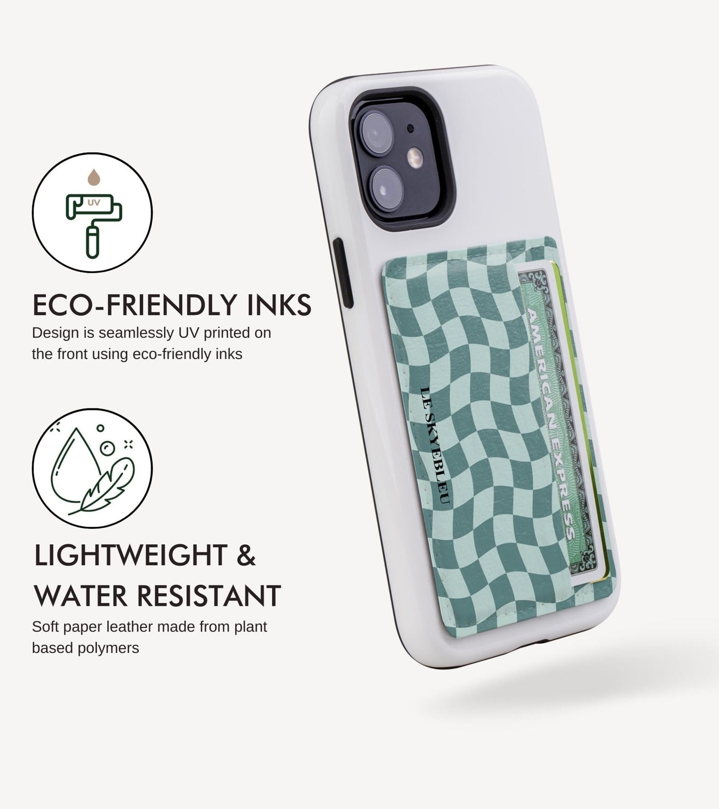 Mint Miracle - Stick on Phone Wallet
