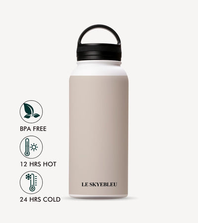 Pearl White - Steel Water Bottle