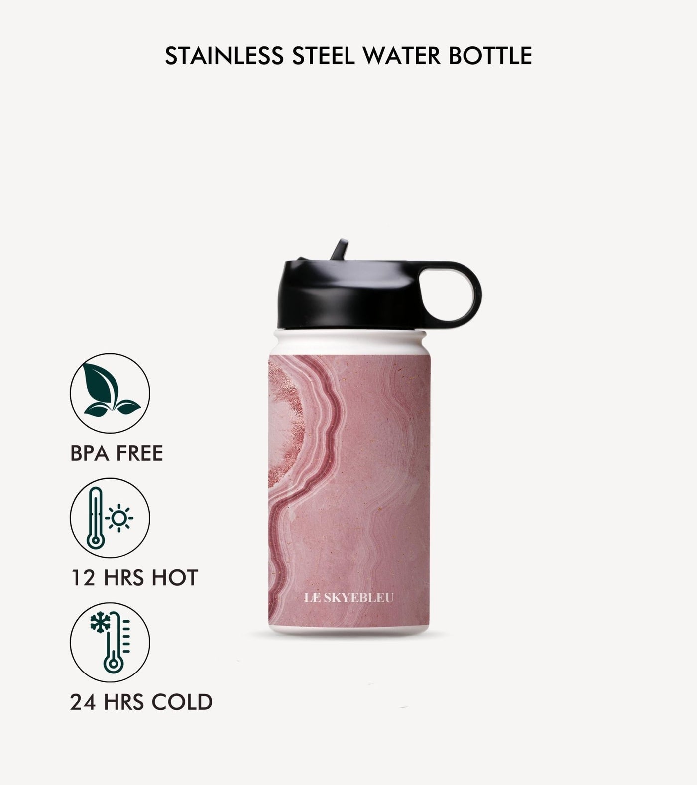 Pink Storm - Reusable Water Bottle