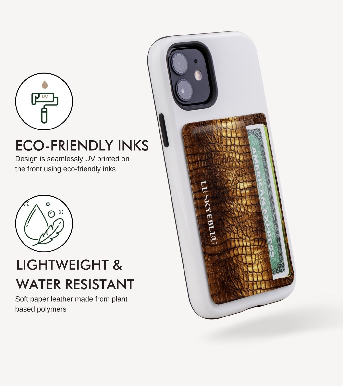 The Croc - Stick On Phone Wallet